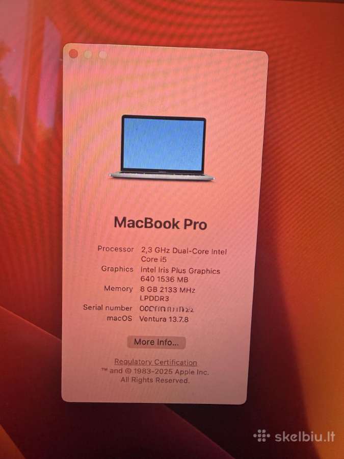 Mac book - nuotraukos Nr. 2