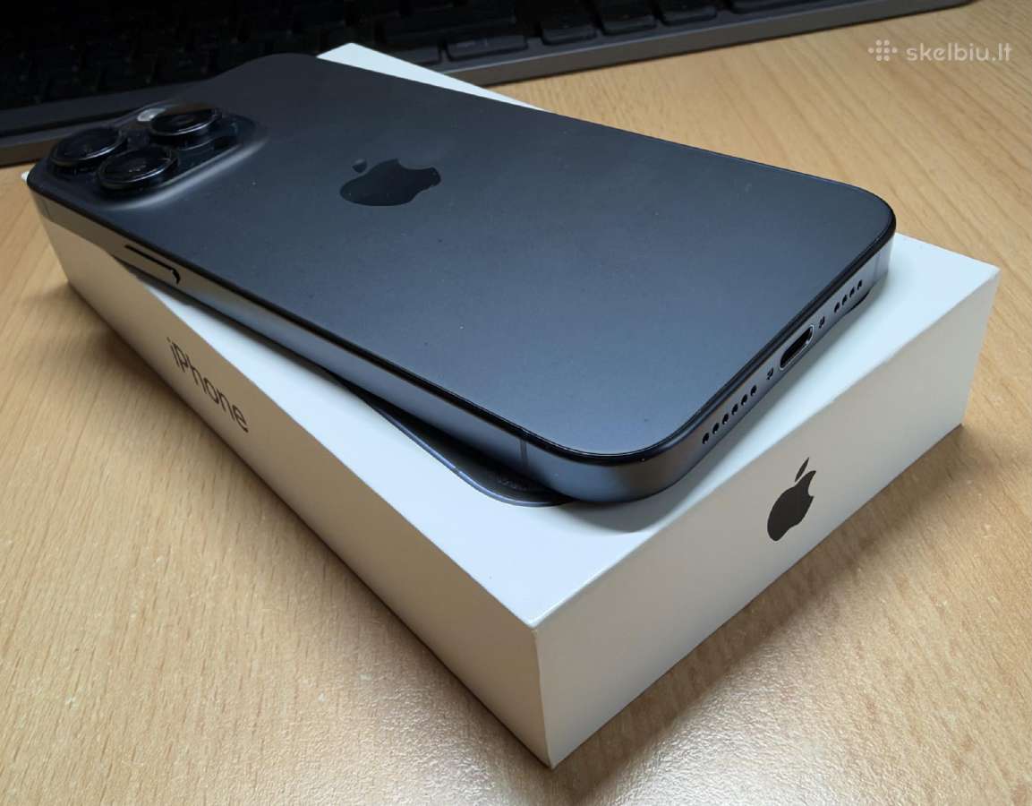 iPhone 15 Pro Max 256 GB – Blue Titanium - nuotraukos Nr. 3