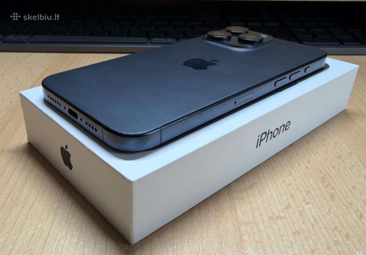 iPhone 15 Pro Max 256 GB – Blue Titanium - nuotraukos Nr. 4