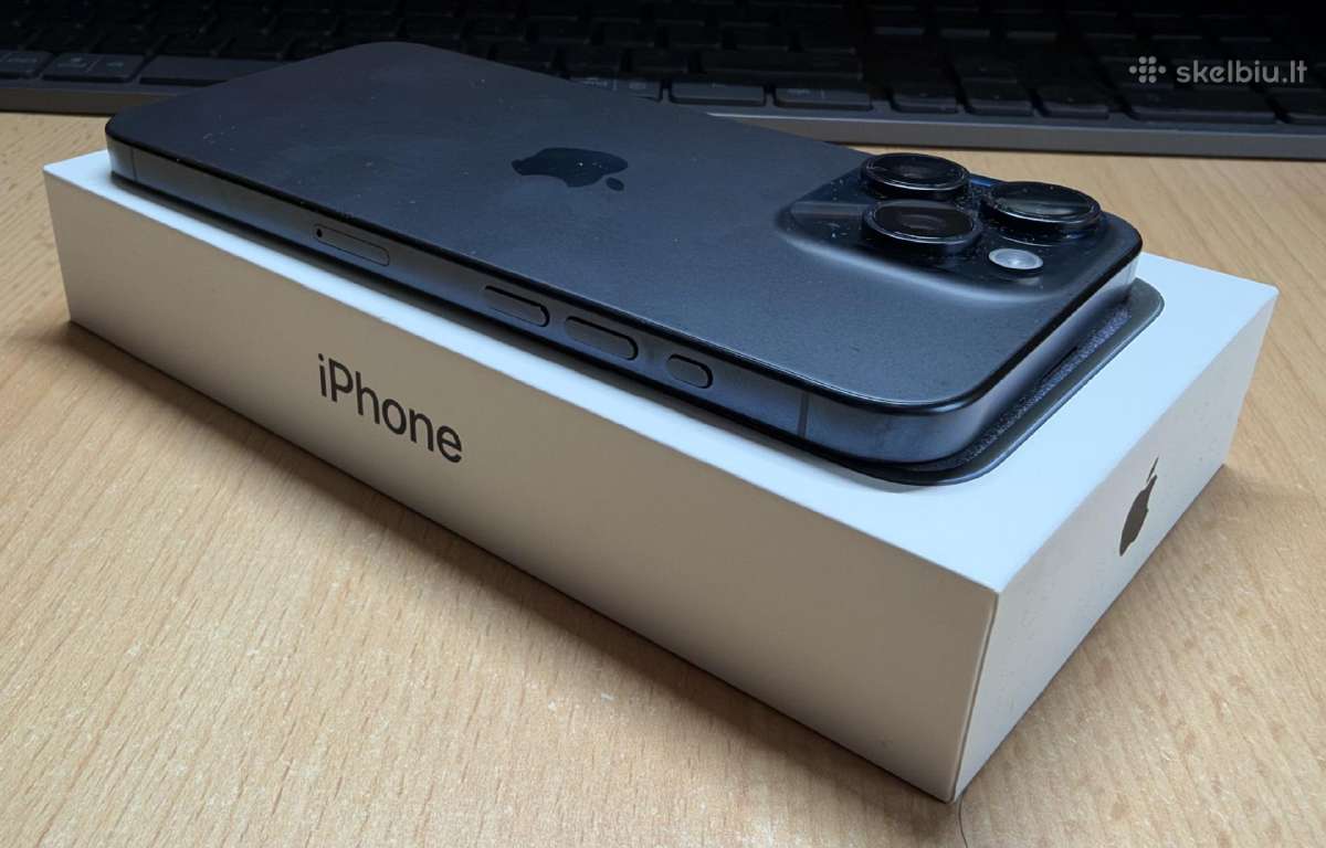 iPhone 15 Pro Max 256 GB – Blue Titanium - nuotraukos Nr. 5
