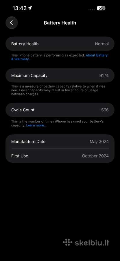 iPhone 15 Pro Max 256 GB – Blue Titanium - nuotraukos Nr. 7