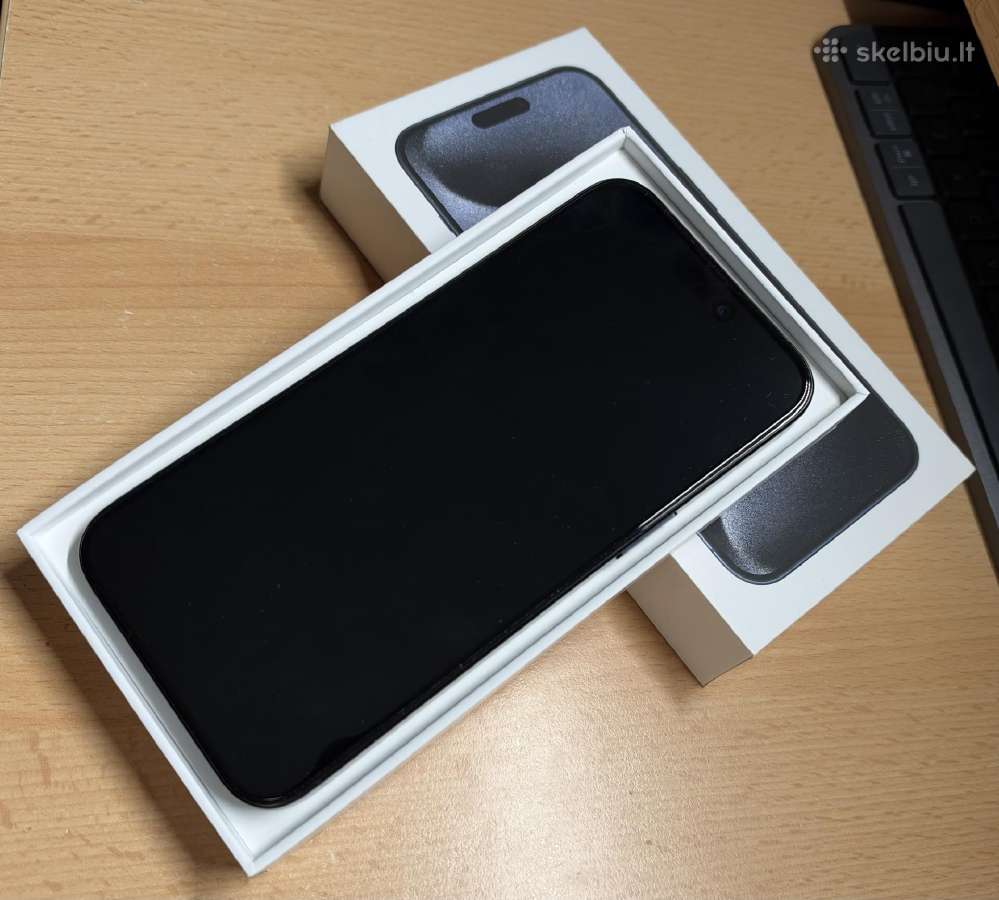 iPhone 15 Pro Max 256 GB – Blue Titanium - nuotraukos Nr. 2