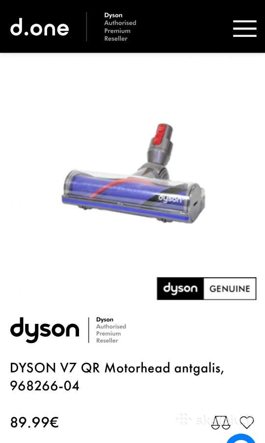 Dyson V8 Absolute - nuotraukos Nr. 2