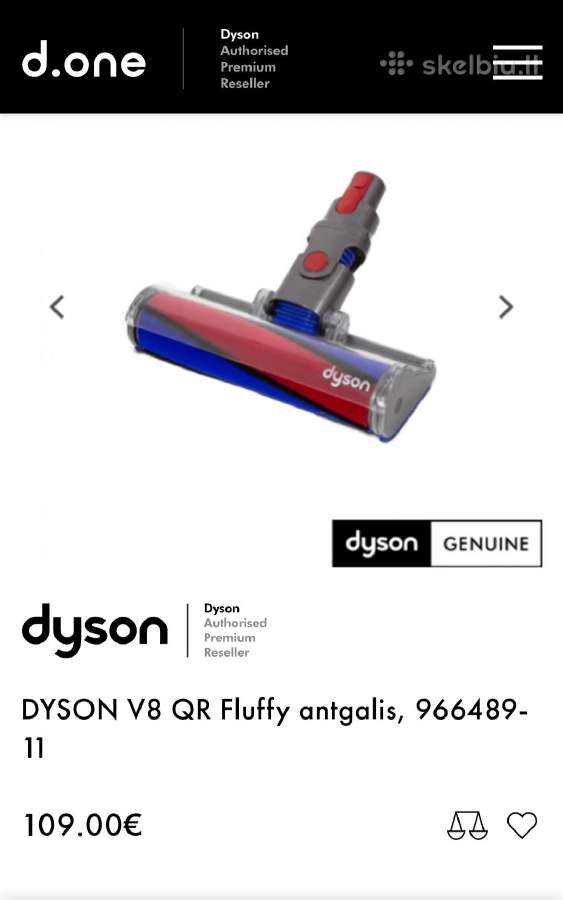 Dyson V8 Absolute - nuotraukos Nr. 3