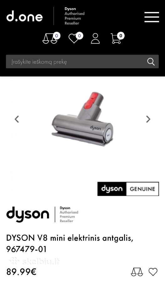 Dyson V8 Absolute - nuotraukos Nr. 4