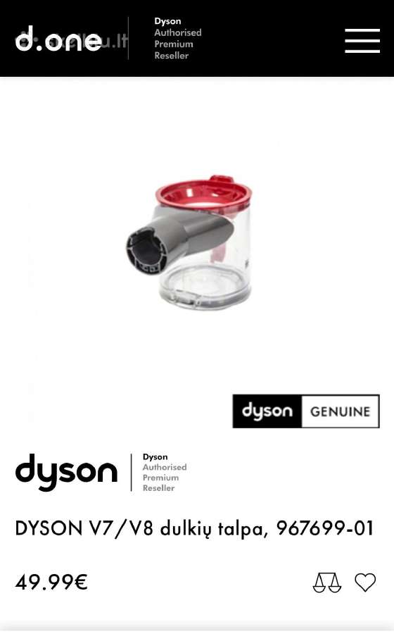 Dyson V8 Absolute - nuotraukos Nr. 7