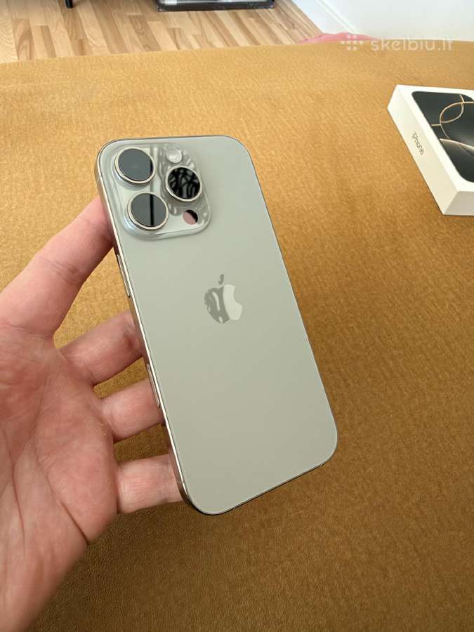 Apple iPhone 16 Pro, 256gb Natural Titanium - nuotraukos Nr. 2