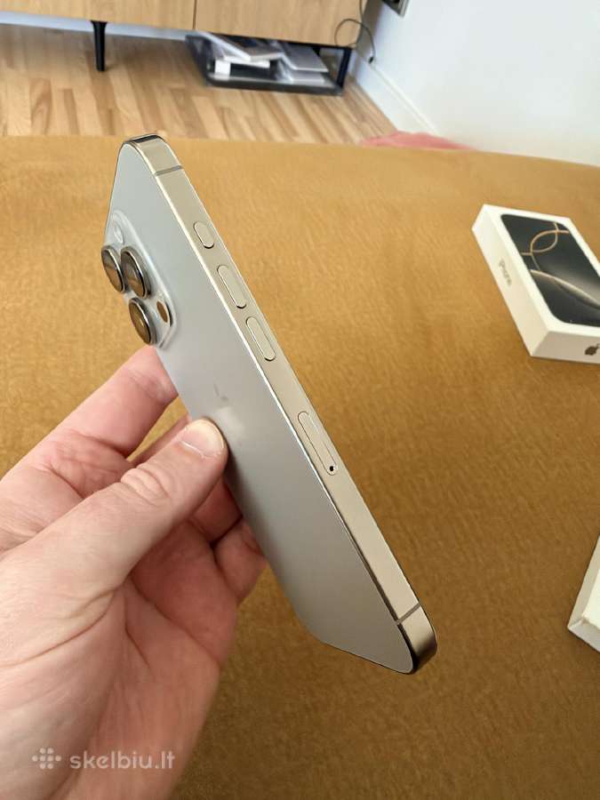 Apple iPhone 16 Pro, 256gb Natural Titanium - nuotraukos Nr. 4