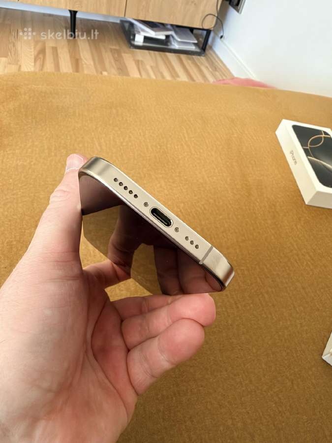 Apple iPhone 16 Pro, 256gb Natural Titanium - nuotraukos Nr. 6