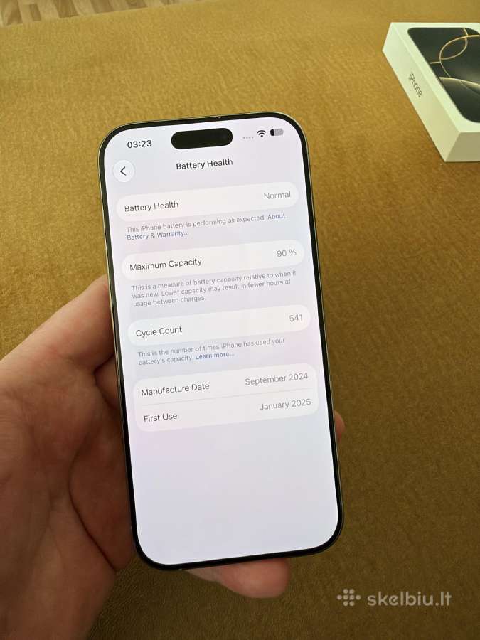 Apple iPhone 16 Pro, 256gb Natural Titanium - nuotraukos Nr. 8