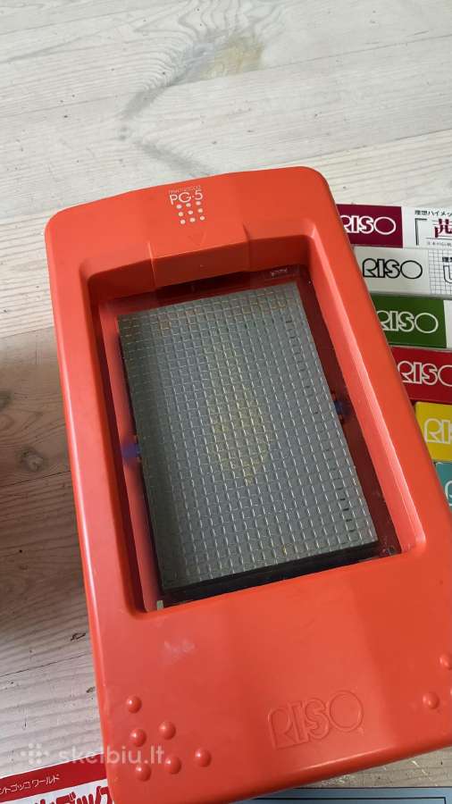 Riso Print Gocco Pg-5 šilkografija+ 7 nauji dažai - nuotraukos Nr. 2