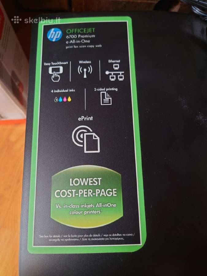 Hp Officejet 6700 Premium spaustinduvas skaneris - nuotraukos Nr. 2