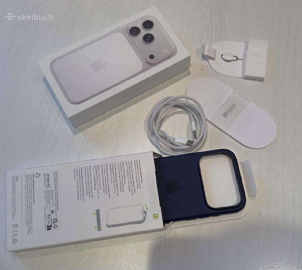 Iphone17 Pro 256 GB 99% baterija Tele2 garantija - nuotraukos Nr. 12