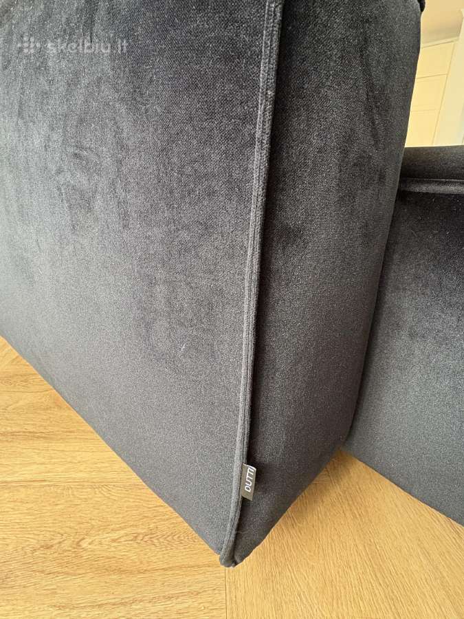 Juoda didelė sofa - nuotraukos Nr. 4