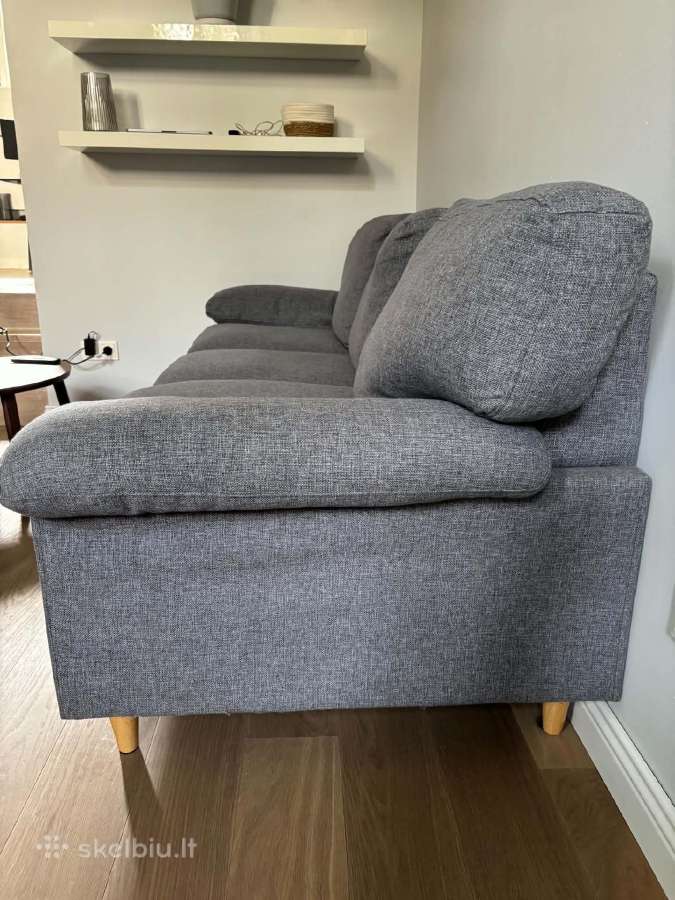 Pilka sofa - nuotraukos Nr. 2