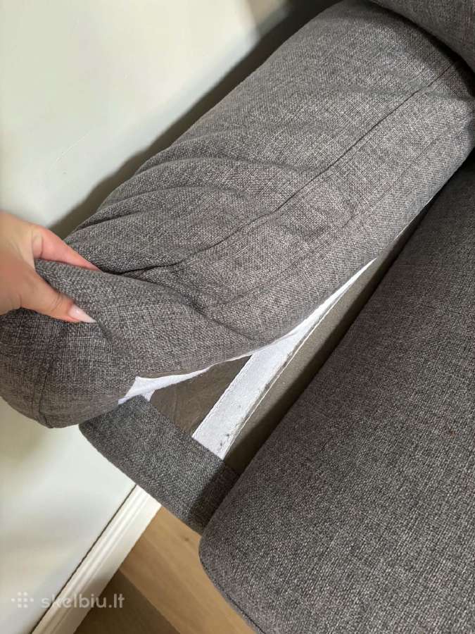 Pilka sofa - nuotraukos Nr. 5