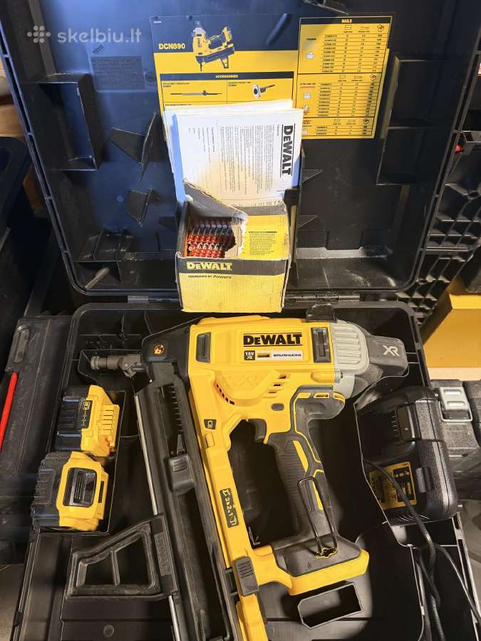 Viniakalis betonui Dewalt Dcn890p2,18 V,2x5,0 Ah - nuotraukos Nr. 3