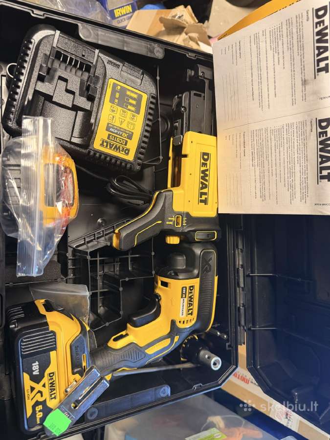Dcf620p2k Dewalt 18v Gipskartonio Suktuvas - nuotraukos Nr. 4