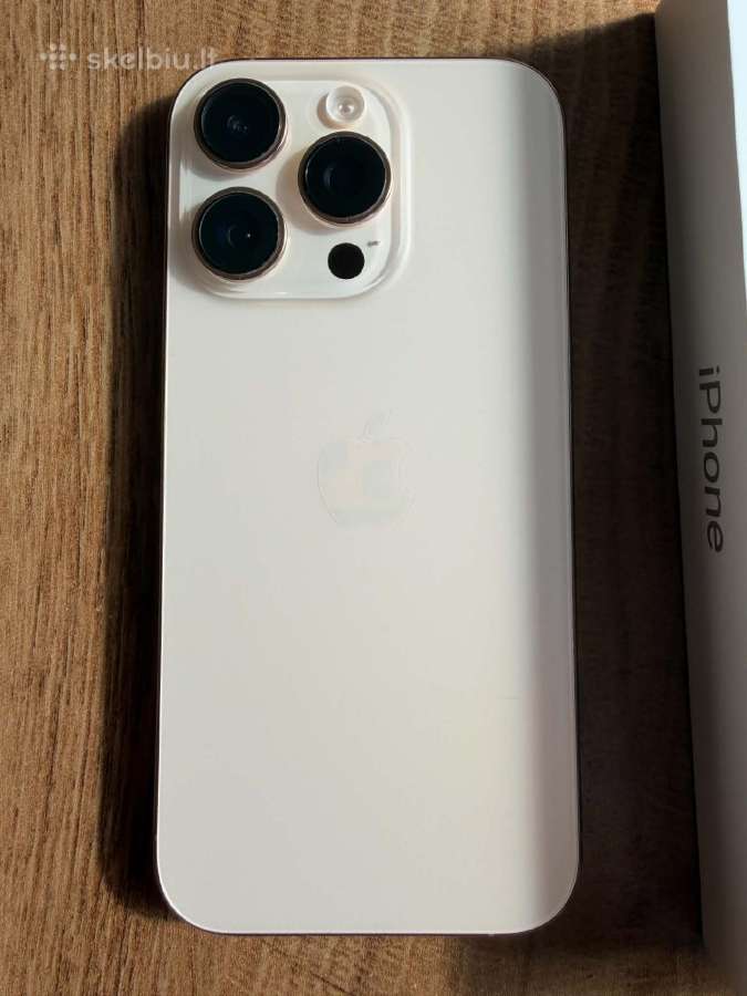 iPhone 16 Pro 256gb - puiki būklė +priedai Dovanų - nuotraukos Nr. 4
