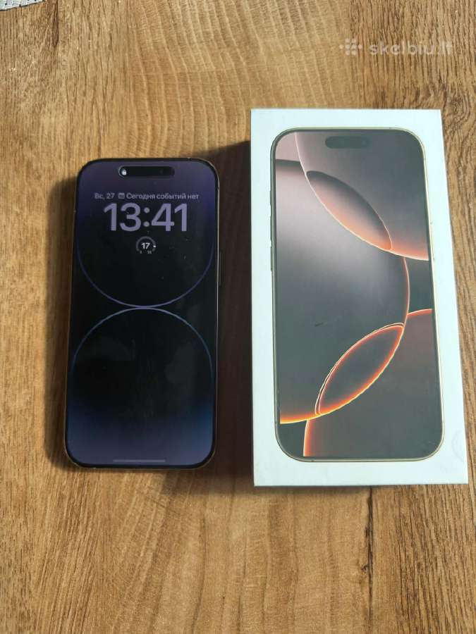 iPhone 16 Pro 256gb - puiki būklė +priedai Dovanų - nuotraukos Nr. 6