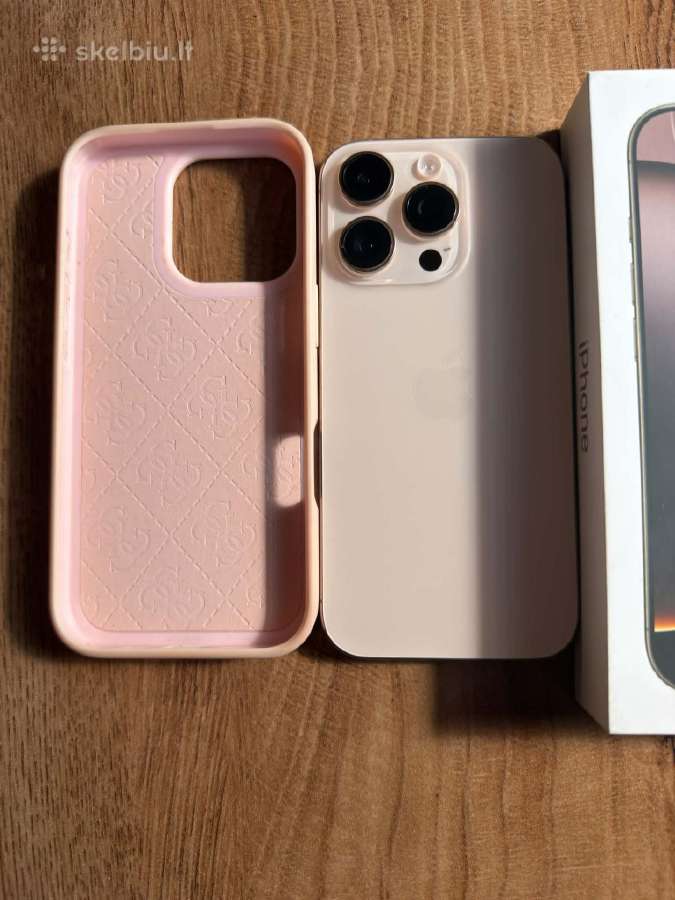 iPhone 16 Pro 256gb - puiki būklė +priedai Dovanų - nuotraukos Nr. 11