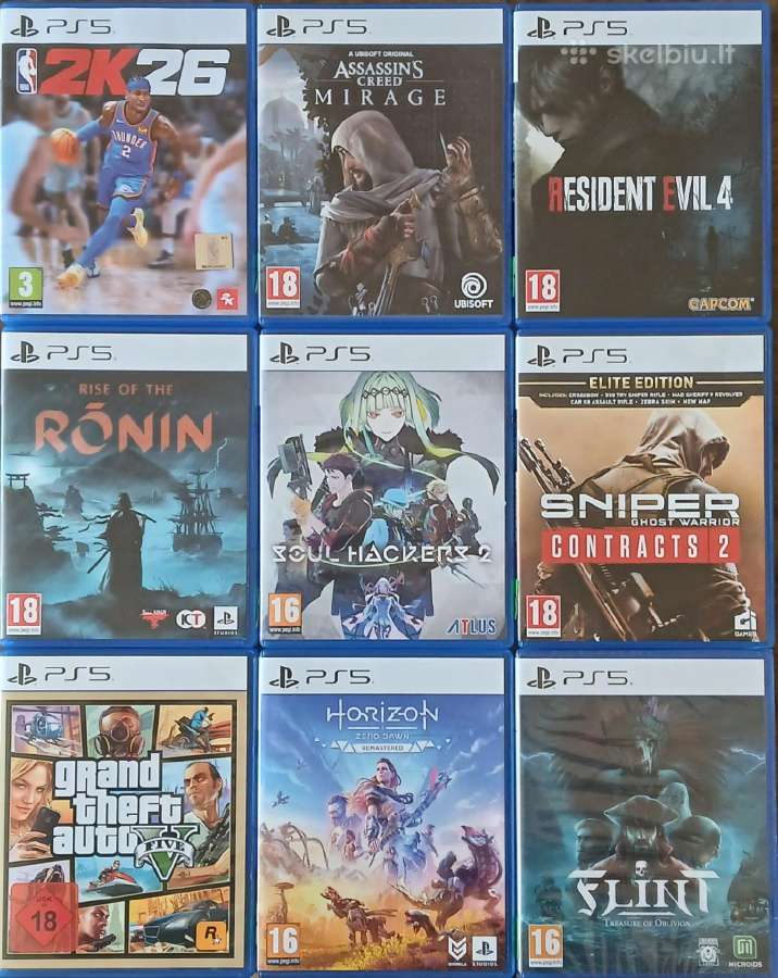 Ps5 žaidimai - nuotraukos Nr. 7