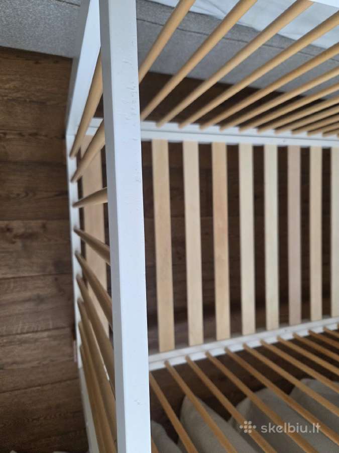 Vaikiška lovelė 2 In 1 kinderkraft 70 140 cm - nuotraukos Nr. 2