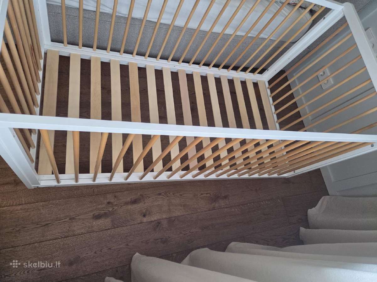 Vaikiška lovelė 2 In 1 kinderkraft 70 140 cm - nuotraukos Nr. 4
