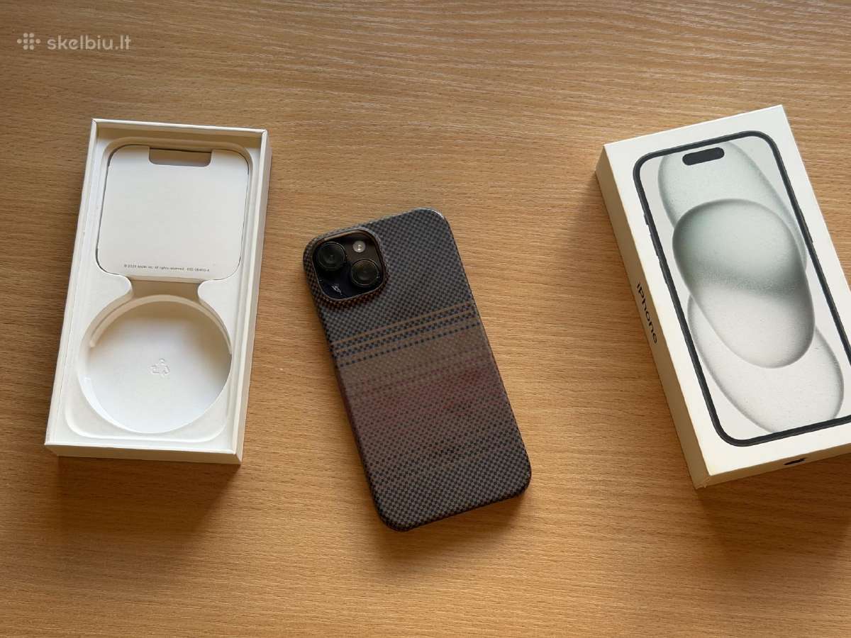 Apple iPhone 15 128gb black! - nuotraukos Nr. 3