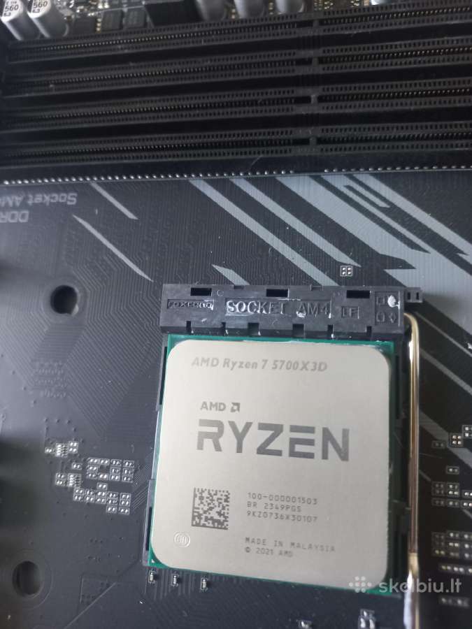Ryzen 7 5700x3d MB Aorus B550m Elite - nuotraukos Nr. 2