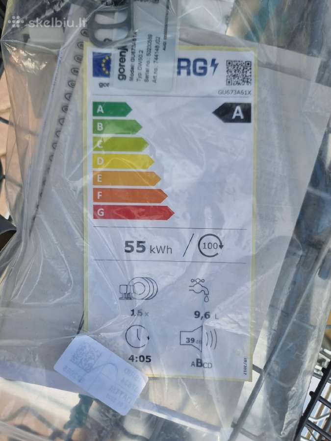 Nauja Gorenje Gu673a61x+ Garantija - nuotraukos Nr. 19