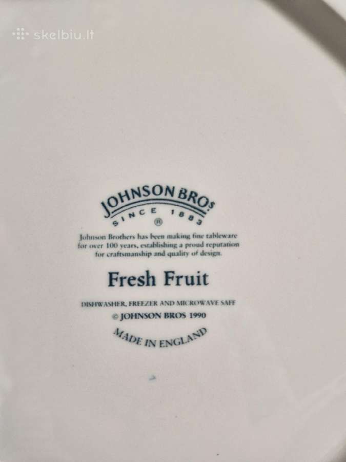 Angliškas „Johnson Bros“ indų komplektas - nuotraukos Nr. 6