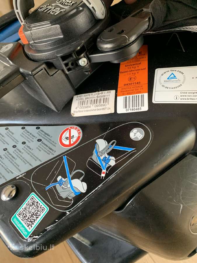 Isofix Brotax Romer iki 13 kg kėdut - nuotraukos Nr. 5