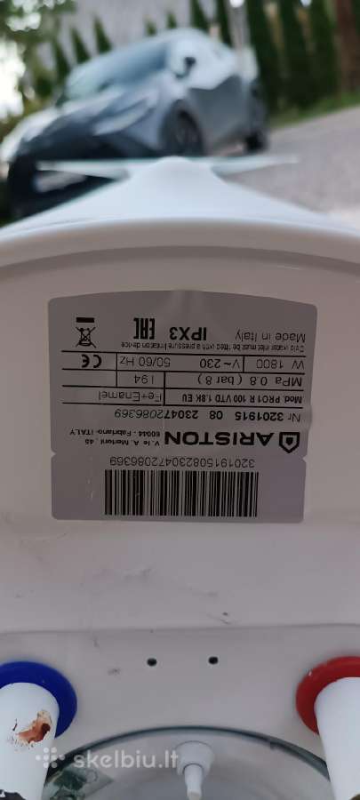 Naudotas Ariston boileris 100l - nuotraukos Nr. 2