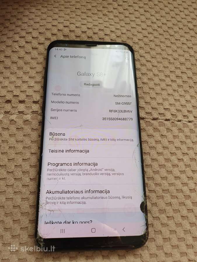 Samsung Galaxy S8+ - nuotraukos Nr. 2