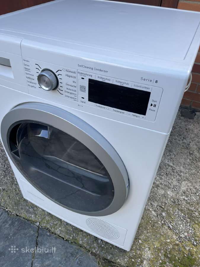 Džiovyklė Bosch 8kg išvalyti filtrai! - nuotraukos Nr. 2