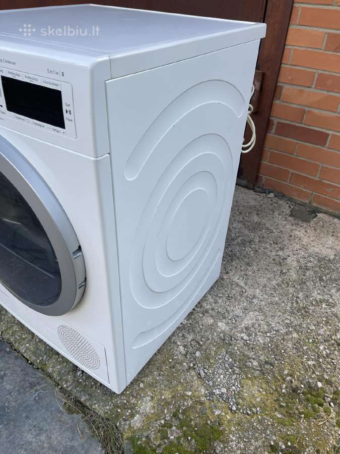 Džiovyklė Bosch 8kg išvalyti filtrai! - nuotraukos Nr. 6