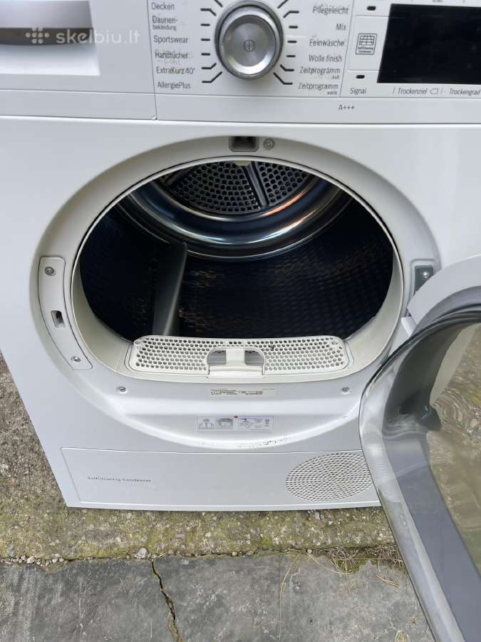 Džiovyklė Bosch 8kg išvalyti filtrai! - nuotraukos Nr. 7