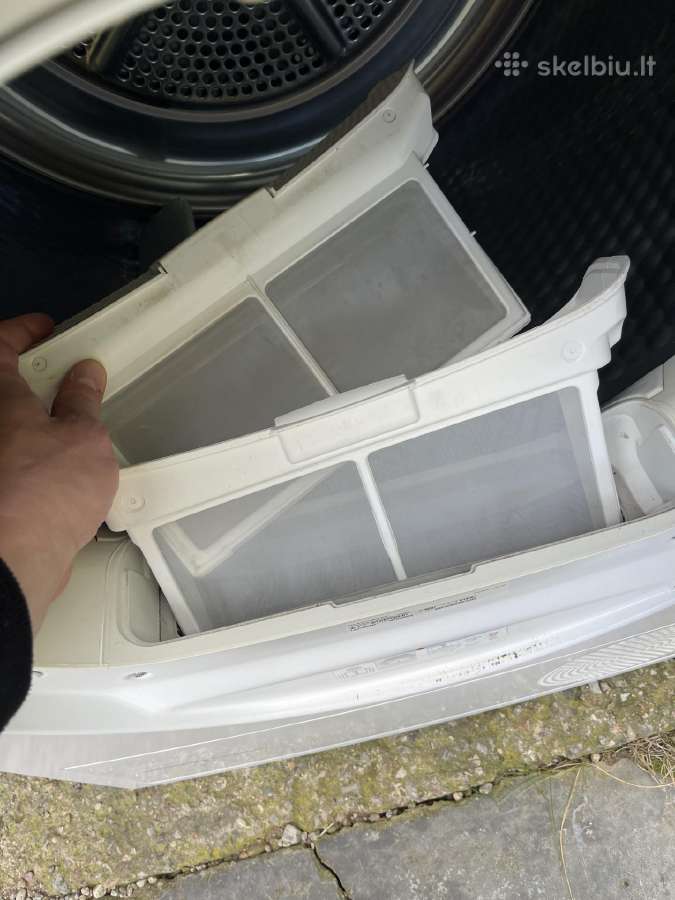 Džiovyklė Bosch 8kg išvalyti filtrai! - nuotraukos Nr. 9