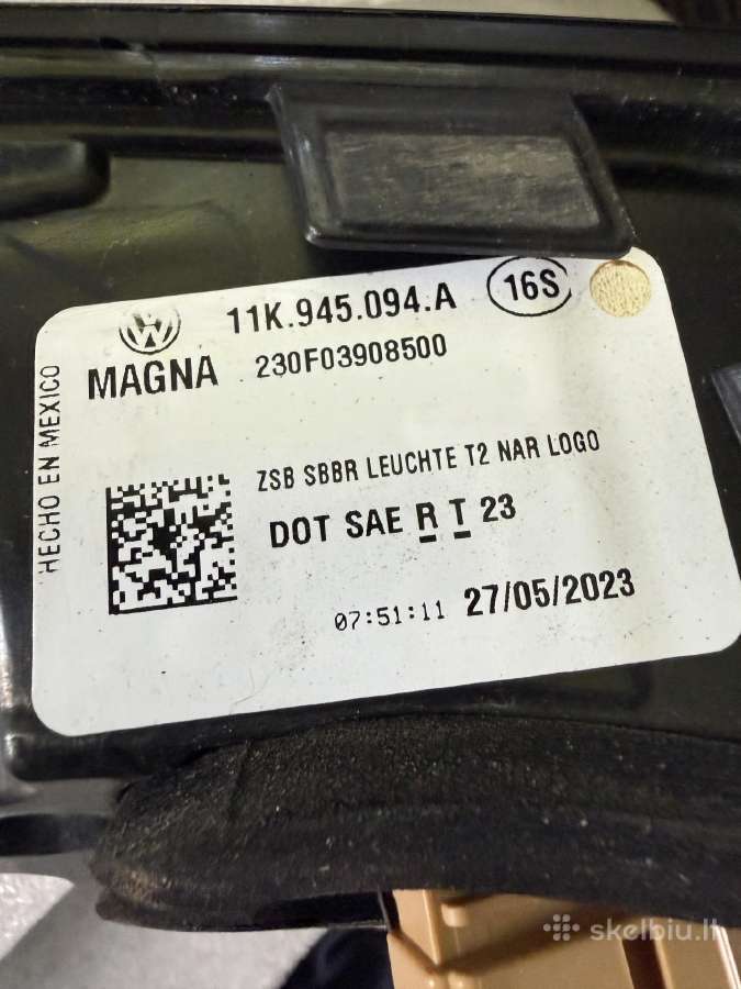 VW Id4 2023m bamperis ir zibintai - nuotraukos Nr. 9