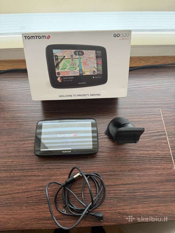 Tomtom Go 520 Sat Nav GPS with Wi- Fi Lifetime Map - nuotraukos Nr. 6