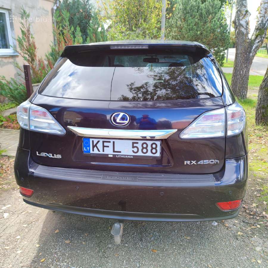 Lexus Rx450h 2009m. 3,5, 220kw,hibridas-dujos - nuotraukos Nr. 18