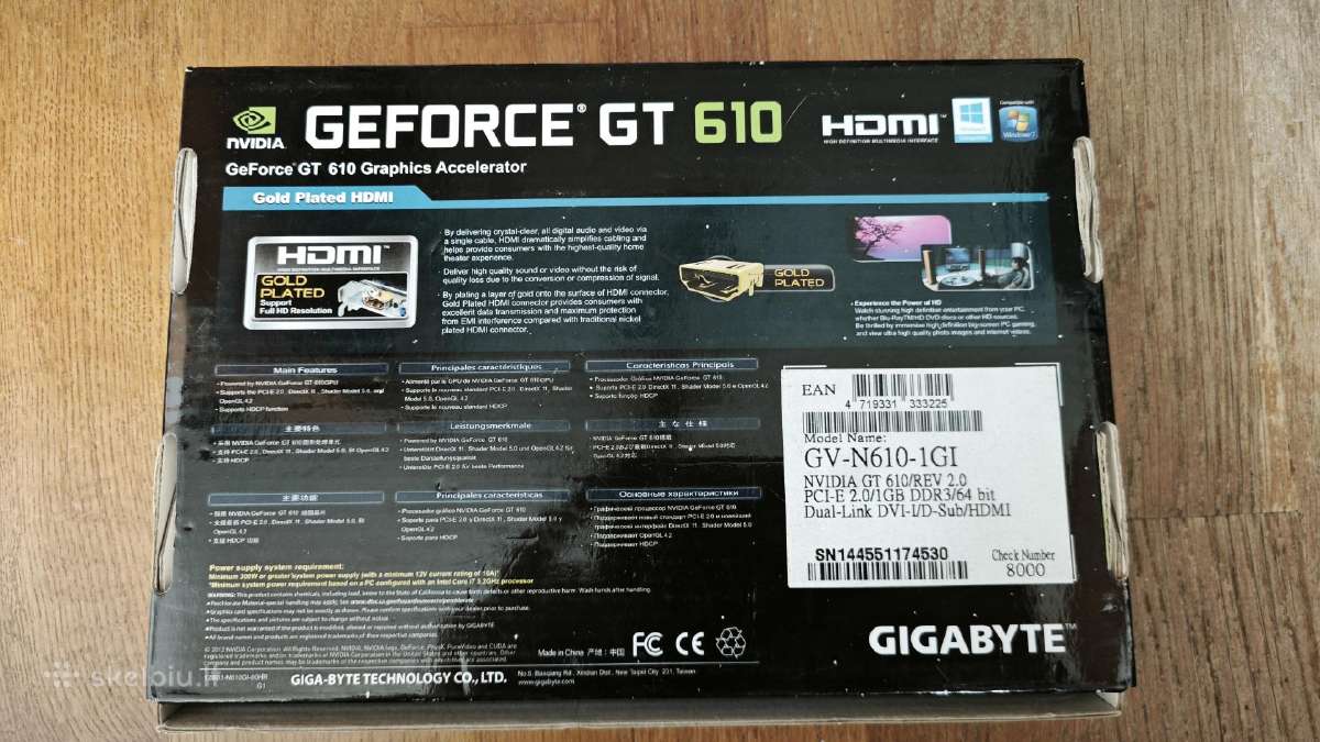 Rinkinys meistrui: Asus GT 610 + Asus 210 - nuotraukos Nr. 9