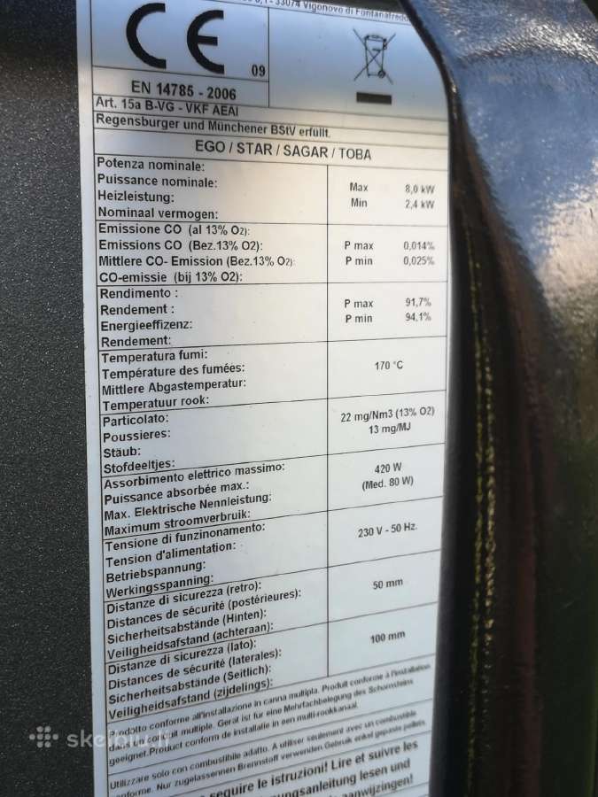 Granuline krosnelė Mcz 8 kw - nuotraukos Nr. 5
