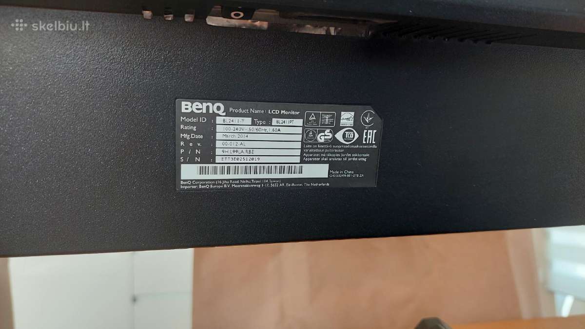 Monitorius Benq Bl2411pt - nuotraukos Nr. 6
