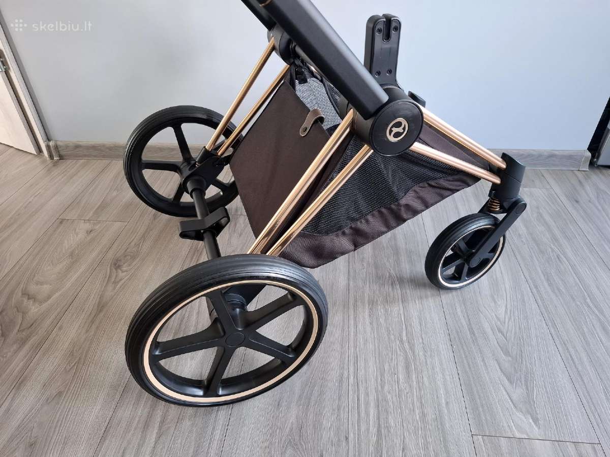 Cybex Priam V4 Platinum 4in1 Rose Gold/brown - nuotraukos Nr. 28