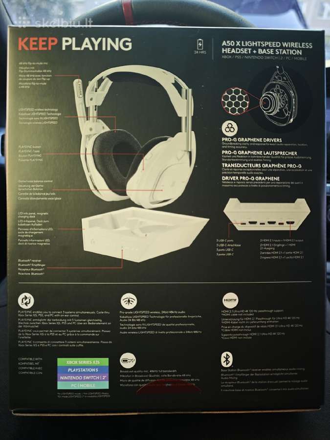 Logitech Astro A50x Wireless - nuotraukos Nr. 2