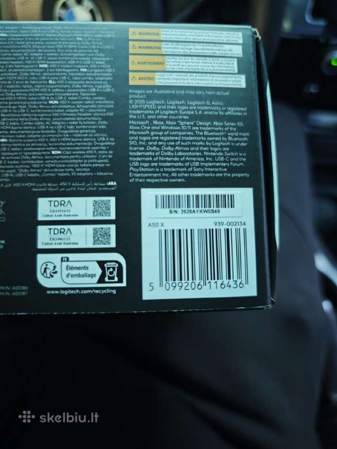 Logitech Astro A50x Wireless - nuotraukos Nr. 3