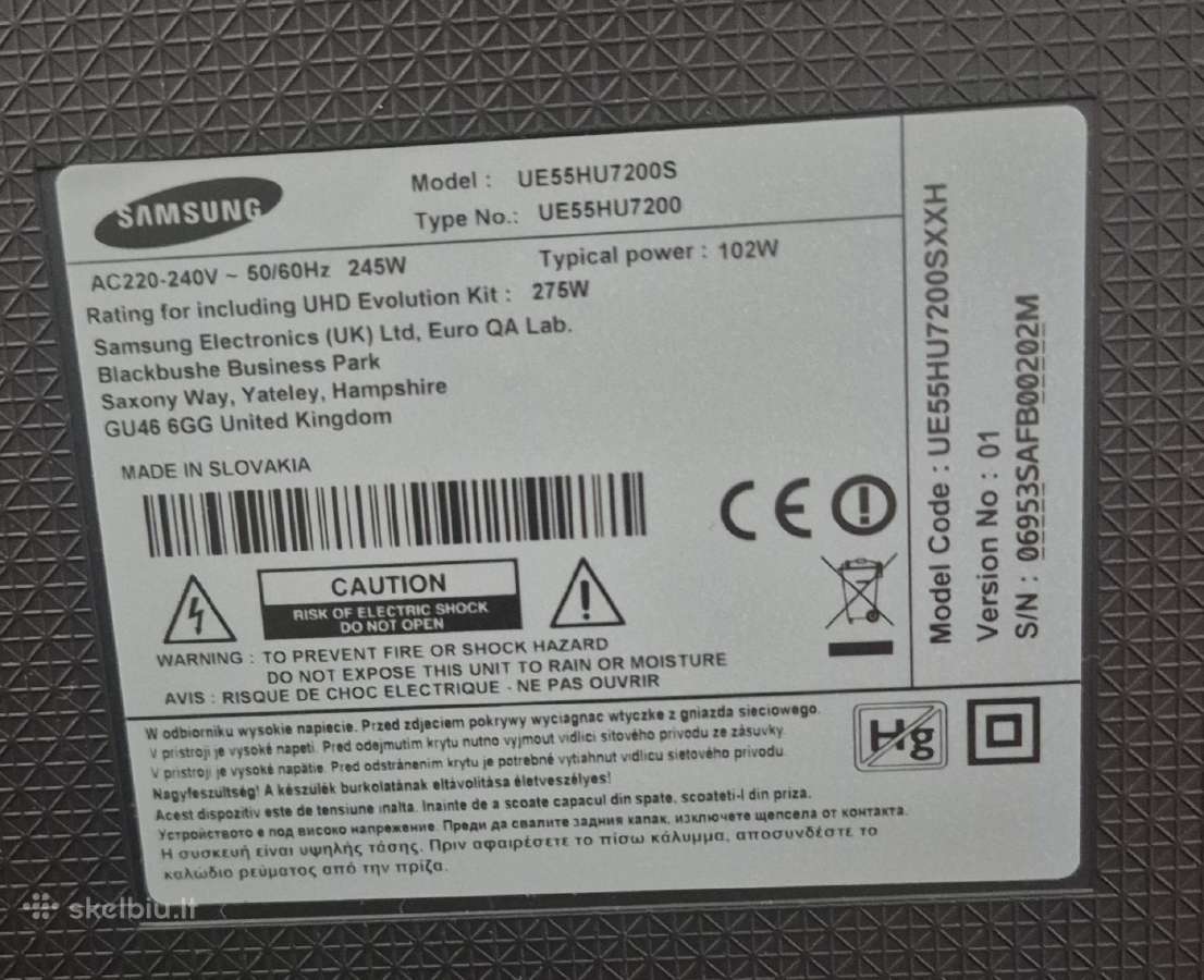 Televizorius Samsung "55 su garso kolonėle - nuotraukos Nr. 4