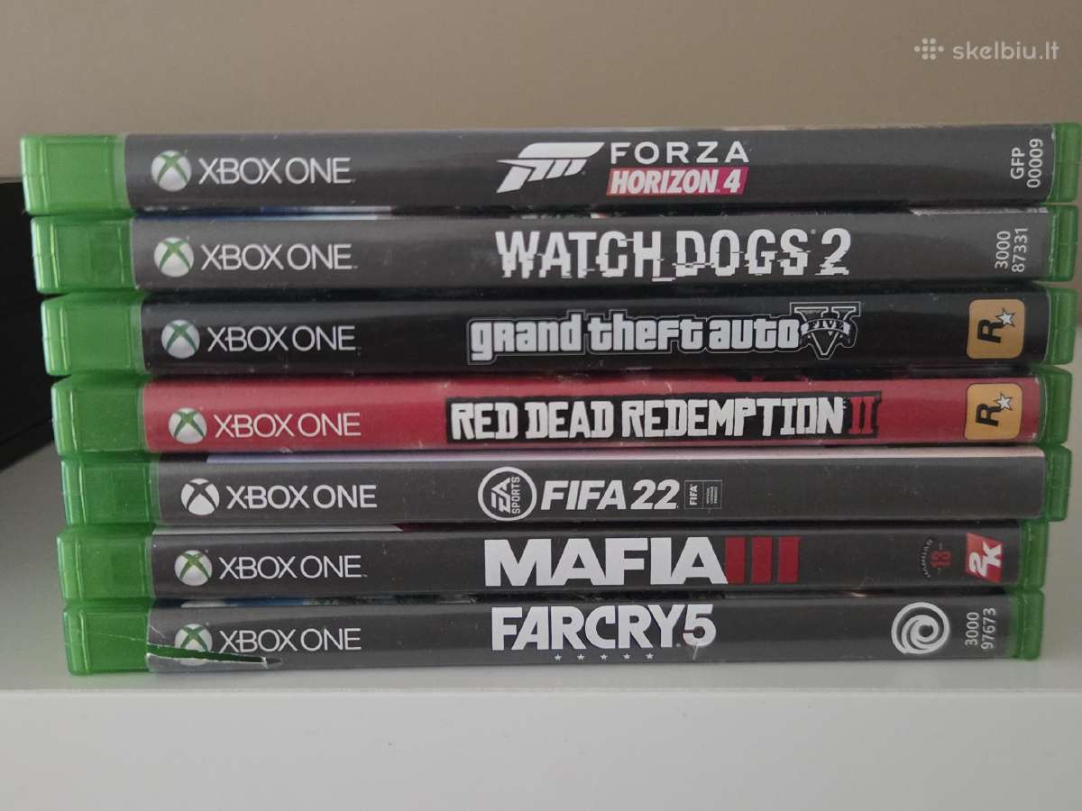 Xbox One 1tb + 2 pultai + 7 žaidimai - nuotraukos Nr. 4